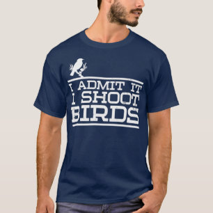 Fotograaf voor vogels Ik schotel Vogels Gift T-shirt