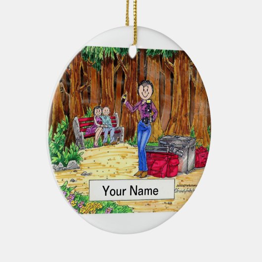 Fotograaf - Vrouw Keramisch Ornament (Rechts)