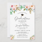 Fotograaf waterverf Floral Girly Kaart (Voorkant)