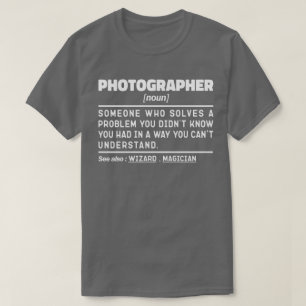 Fotograaf Zelfstandig Woord Coole Fotografie Humor T-shirt