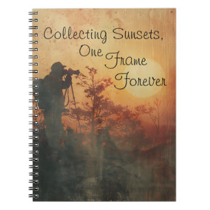 Fotograaf Zonsondergang Journaal Notitieboek