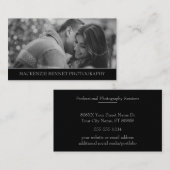 Fotograaf Zwart & Wit Fotografie Visitekaartje (Voorkant / Achterkant)