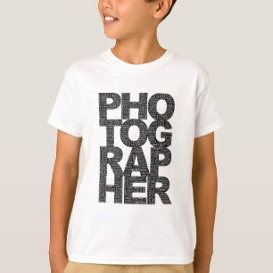 Fotograaf - Zwarte tekst T-shirt