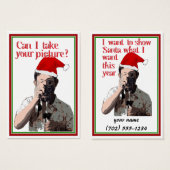 Fotograaf's Cheesy Pick-up Line Visitekaartje (Voorkant /achterkant)