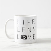 Fotograaf's Love mok | LIFE LENS LOVE (Links)