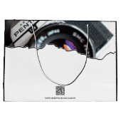 Fotograaf's Zwart & Wit Bedankt Groot Cadeauzakje (Achterkant)