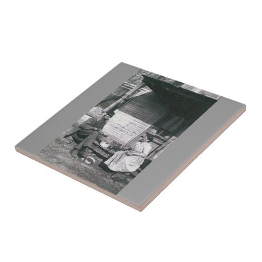  fotograaftegel tegeltje (Zijkant)