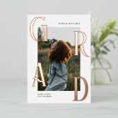 Fotogradatie Chic Party Folie Uitnodiging (Staand Voorkant)