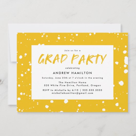 Fotogradatie Geel schilderplaatje Kaart (Achterkant)