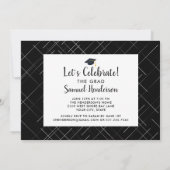 Fotogradatie-partij met modern gebold Afstudeerder Kaart (Achterkant)