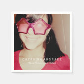 Fotogradatie Partij Modern High School Custom Servet (Voorkant)