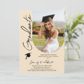 Fotogradatie Party Modern Elegant Script Kaart (Staand voorkant)