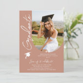 Fotogradatie Party Modern Elegant Script Kaart (Staand voorkant)