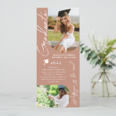 Fotogradatie Party Modern Elegant Script Kaart (Staand voorkant)