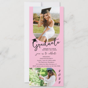 Fotogradatie Party Modern Elegant Script Kaart