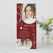 Fotogradatie Party Modern Elegant Script Kaart (Staand voorkant)