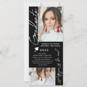 Fotogradatie Party Modern Elegant Script Kaart (Voorkant)