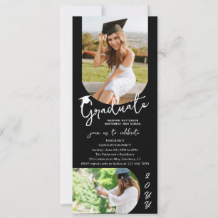 Fotogradatie Party Modern Elegant Script Kaart