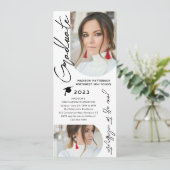 Fotogradatie Party Modern Elegant Script Kaart (Staand voorkant)