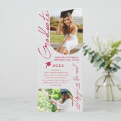 Fotogradatie Party Modern Elegant Script Kaart (Staand voorkant)