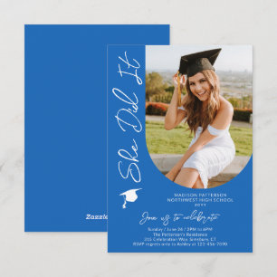 Fotogradatie Party Modern Elegant Script Kaart