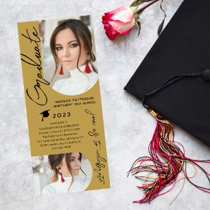 Fotogradatie Party Modern Elegant Script Kaart