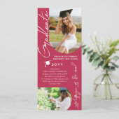 Fotogradatie Party Modern Elegant Script Kaart (Staand voorkant)