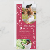 Fotogradatie Party Modern Elegant Script Kaart (Voorkant)