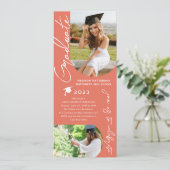 Fotogradatie Party Modern Elegant Script Kaart (Staand voorkant)