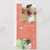 Fotogradatie Party Modern Elegant Script Kaart (Voorkant)