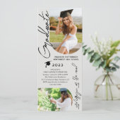 Fotogradatie Party Modern Elegant Script Kaart (Staand voorkant)