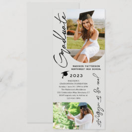 Fotogradatie Party Modern Elegant Script Kaart