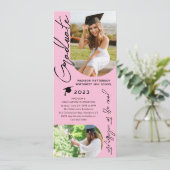 Fotogradatie Party Modern Elegant Script Kaart (Staand voorkant)