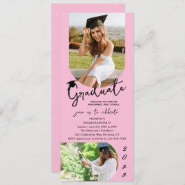 Fotogradatie Party Modern Elegant Script Kaart