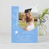 Fotogradatie Party Modern Elegant Script Kaart (Staand voorkant)