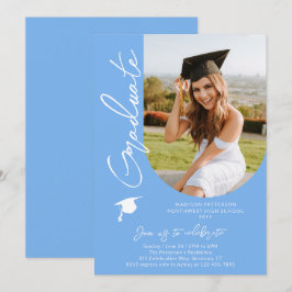 Fotogradatie Party Modern Elegant Script Kaart
