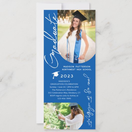 Fotogradatie Party Modern Elegant Script Kaart (Voorkant)