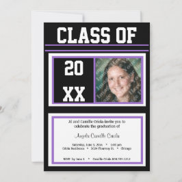 Fotogradatie van de zwarte en Paarse klasse Kaart