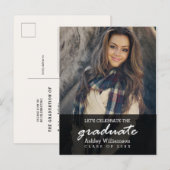 Fotogradatie vieren uitnodiging briefkaart (Voorkant / Achterkant)