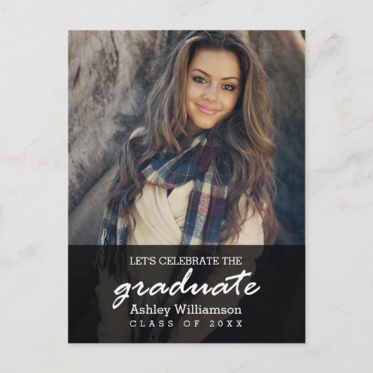 Fotogradatie vieren uitnodiging briefkaart (Voorkant)