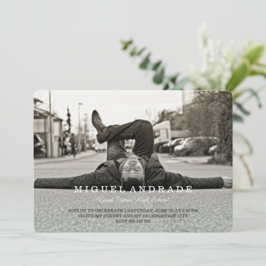 Fotogradatiebroeken van de middelbare school Moder Kaart (Staand voorkant)