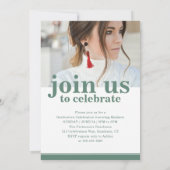 Fotogradatiepartij Elegant modern script (Achterkant)