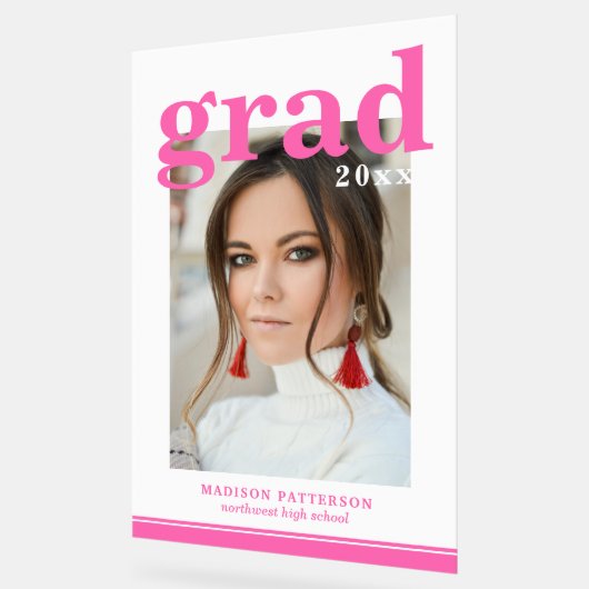 Fotogradatiepartij Elegant modern script Acryl Bord (Hoek)