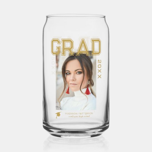 Fotogradatiepartij Elegant modern script Blikvorm Glas (Voorkant)