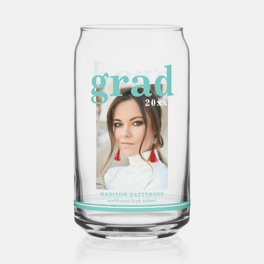 Fotogradatiepartij Elegant modern script Blikvorm Glas (Voorkant)