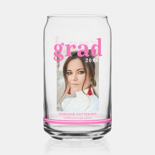 Fotogradatiepartij Elegant modern script Blikvorm Glas (Achterkant)