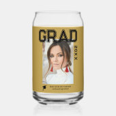 Fotogradatiepartij Elegant modern script Blikvorm Glas (Voorkant)