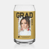 Fotogradatiepartij Elegant modern script Blikvorm Glas (Achterkant)