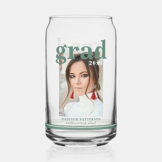 Fotogradatiepartij Elegant modern script Blikvorm Glas (Voorkant)