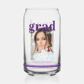 Fotogradatiepartij Elegant modern script Blikvorm Glas (Achterkant)